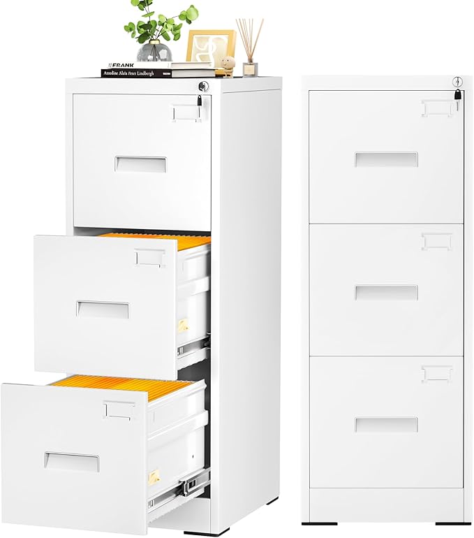 INTERGREAT 3 Drawers File Cabinet - Image 7
