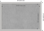 Amanti Art Silver Framed Magnetic Board 27x39 Large Vision Board - Image 4