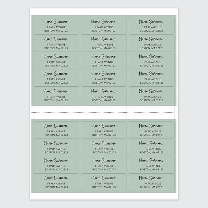 Dotty about Paper Personalized Sage Green Colorblock - Image 3