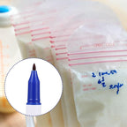 Janlaugh 2 Pcs Freezer Permanent Markers Waterproof Fast Drying Labels 1.0mm - Image 5