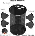 Jiavarry Rotating Makeup Organizer - Image 7