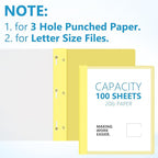 Feifeiya 48 Pack Plastic Report Covers - Image 3