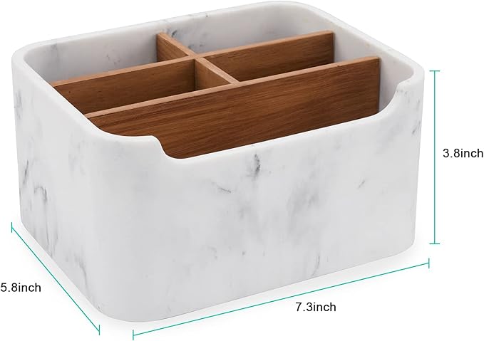 SZYRL Desk Organizers, Marble Remote Holders - Image 3