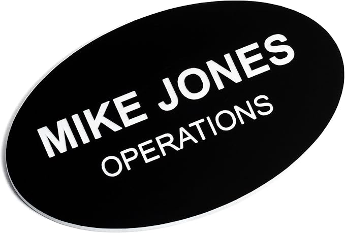 Custom Engraved Name Tag Badges – Personalized Identification by ProvidenceEngraving