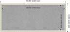 Amanti Art Silver Framed Magnetic Board 22x50 Oversize Vision Board - Image 2