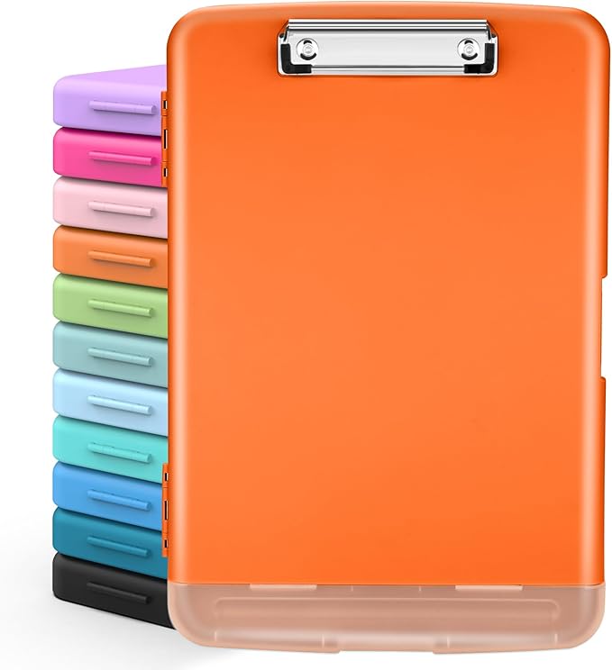 Sooez Clipboards with Storage, High Capacity Clip Boards 8.5x11 with Storage by Sooez