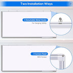 Magnetic Dry Erase Board 96 x 48 inches, Maxtek 4" x 8" Whiteboard - Image 4