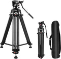 PULUZ 67"/170cm Video Tripod, Heavy Duty Aluminum Alloy Camera Tripod Stand by PULUZ