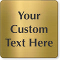 SmartSign Custom Brass Sign by SmartSign