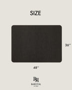 Baroyal Office Chair Mat for Hardwood Floor Under Desk Computer Rolling Chair Mat for Wood/Tile Floor Non-Slip Heavy Duty Desk Rug PVC Plastic Hard Floor Protector 36" x 48" (Espresso)