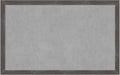 Amanti Art Grey Framed Magnetic Board 27x43 Large Vision Board by AmantiArt