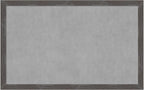 Amanti Art Grey Framed Magnetic Board 27x43 Large Vision Board by AmantiArt