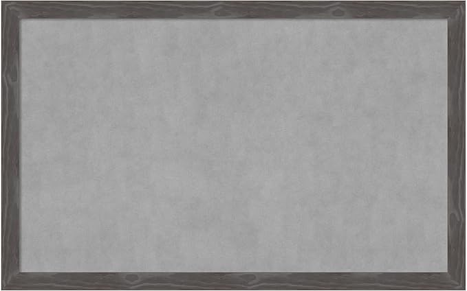Amanti Art Grey Framed Magnetic Board 27x43 Large Vision Board by AmantiArt