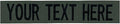 Custom Uniform Name Tapes Solid Colors. Olive Drab Ripstop, 3.5 Inch Hook by NORTHERNSAFARI