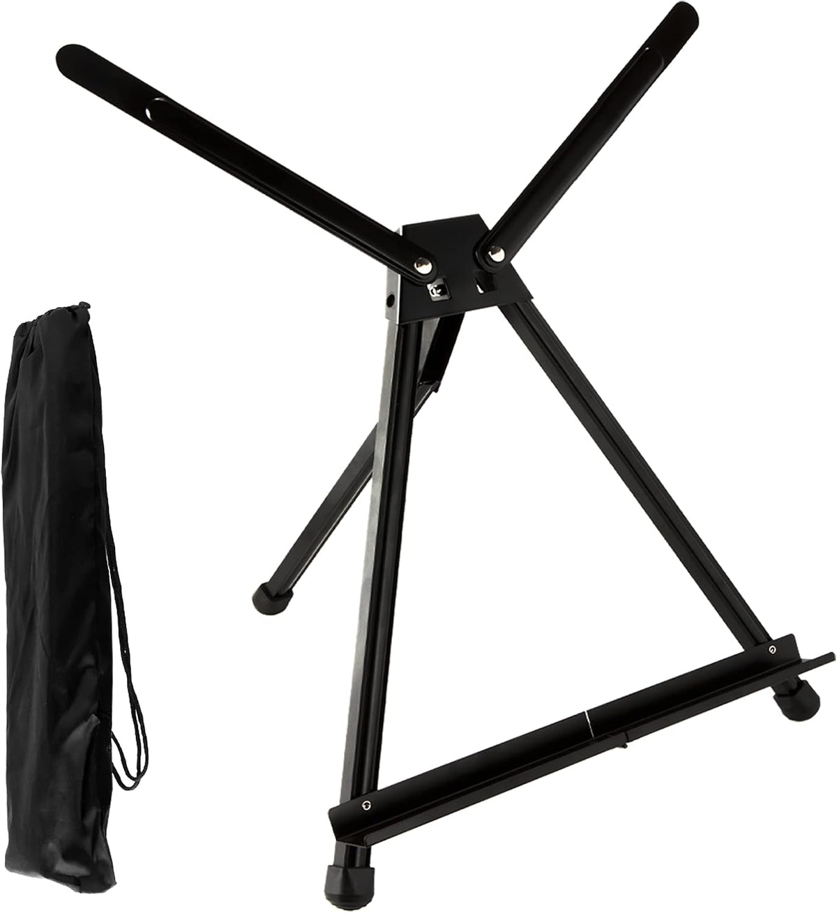 soho urban artist black aluminum tabletop easel stand, main product view