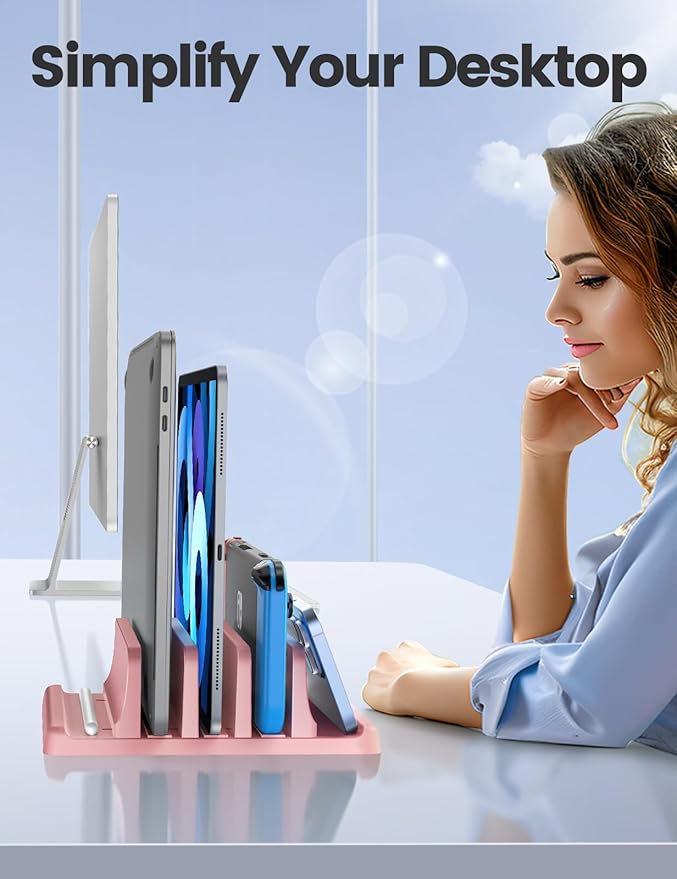 Vaydeer 3-Slot Vertical Laptop Stand Made of Premium ABS Plastics 5 in 1 Design - Image 7