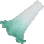Bieye LS08S Lily Flower Blown Glass Lampshade by Bieye