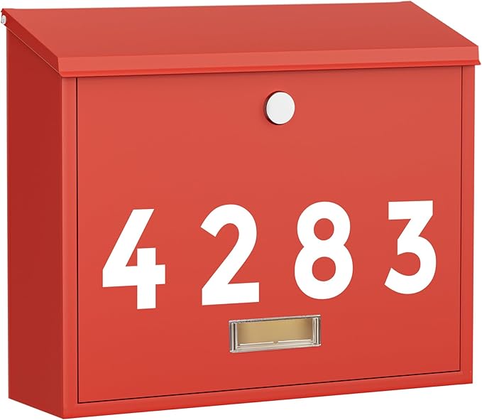 LAND·VOI Locking Wall-Mount Mailbox by LAND%C2%B7VOI