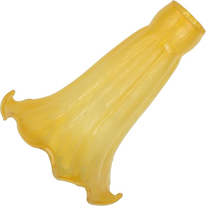 Bieye LS98S Lily Flower Blown Glass Lampshade by Bieye