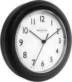 Presentime & Co. 8.5" Modern Farmhouse Essential Wall Clock, Silent Non Ticking - Image 4