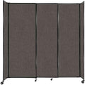 Versare Straightwall Sliding Portable Wall Partition | Freestanding Office by VERSARE