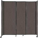 Versare Straightwall Sliding Portable Wall Partition | Freestanding Office by VERSARE