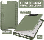 Sooez Clipboard with Storage, High Capacity Nursing Clipboard with Pen Holder - Image 2