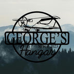 Personalized Metal Airplane Wall Art, Airplane Name Sign, Customized Pilot Name - Image 3