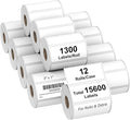AveneMark 12 Rolls 3" x 1" Direct Thermal Labels by AveneMark