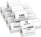 AveneMark 12 Rolls 3" x 1" Direct Thermal Labels by AveneMark