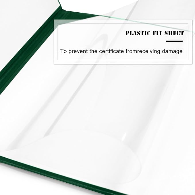 Diploma Cover 8.5” x11” Diploma Holder of Graduation Leatherette Padded - Image 5