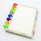 100pcs Discbound Notebook Discs DIY Planner Accessories | Solid&Clear Mixed 0.7inch/18mm Binder disc fits for Tul,Levenger,Arc,Happy Planner,Talia