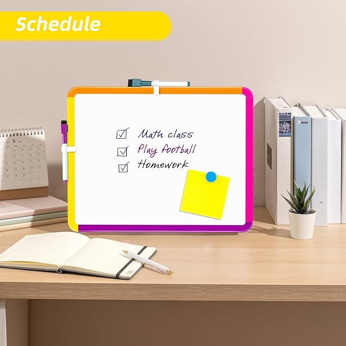 VUSIGN Small White Board Dry Erase, Mini Whiteboard - Image 4