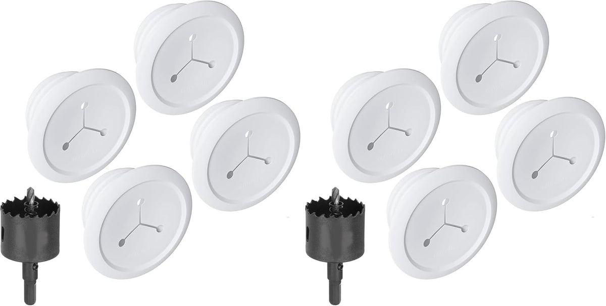 ECHOGEAR Wall Cable Hiders for Cable Management - 2.25" Mini Cord Hider ...