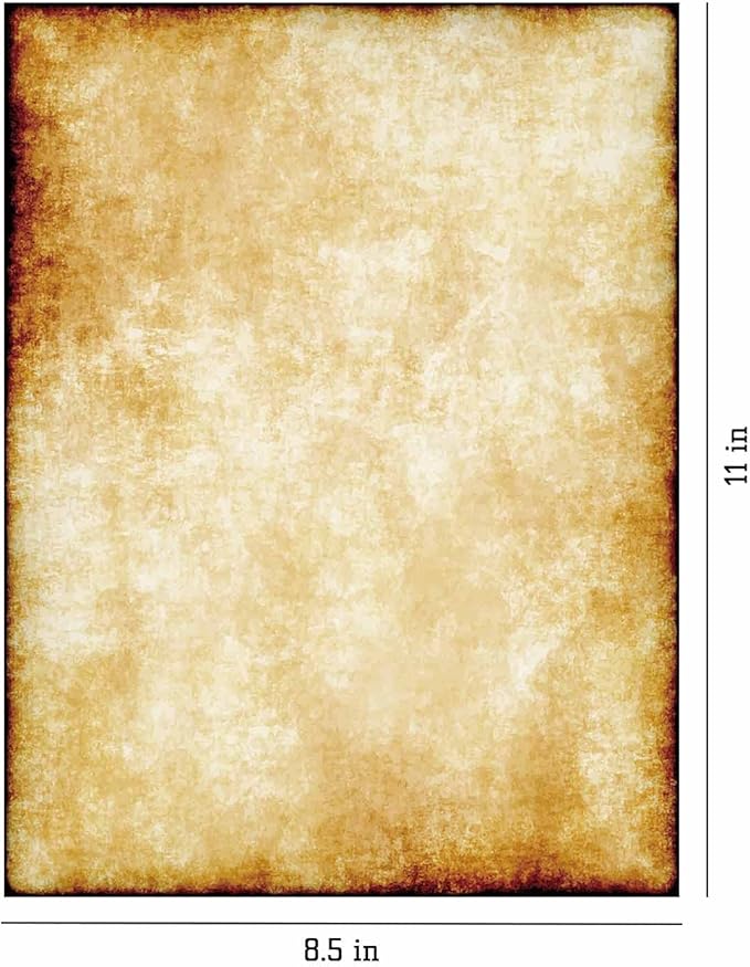50 Stationery Vintage Antique Design Printing/Writing Papers 8.5 x 11 in - Image 2