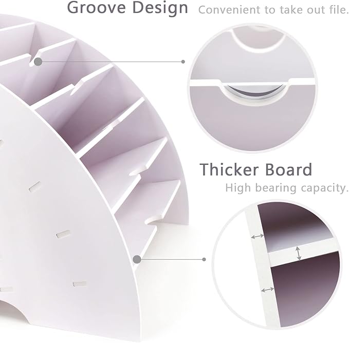 SONGWAY Fan Shaped Desk File Organizer - Image 4
