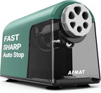 AFMAT PSX2 Heavy Duty Electric Pencil Sharpener 6 Holes, Classroom Pencil by AFMAT