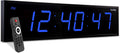 Ivation Huge Oversized 48" Large Digital LED Clock | Big Digital Clock