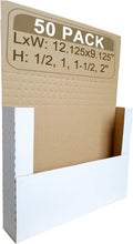 book shipping mailers, 12-1/8×9-1/8×2", height-adjustable, main product view