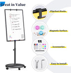 Mobile Whiteboard – 36 x 24 inches Portable Magnetic Dry Erase Board - Image 3