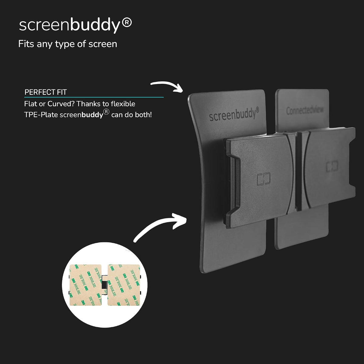 Set of 2, Magnetic Connection for Your Screens, Suitable for All Computer Mon...