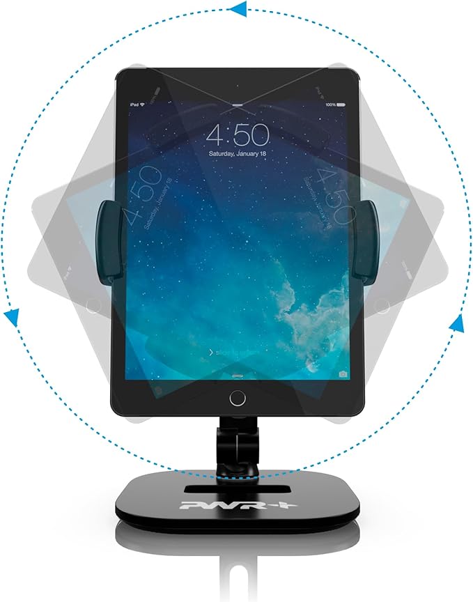 Tablet Stands and Holders Adjustable: Tablet Cell Phone Holder 360 Degree - Image 4