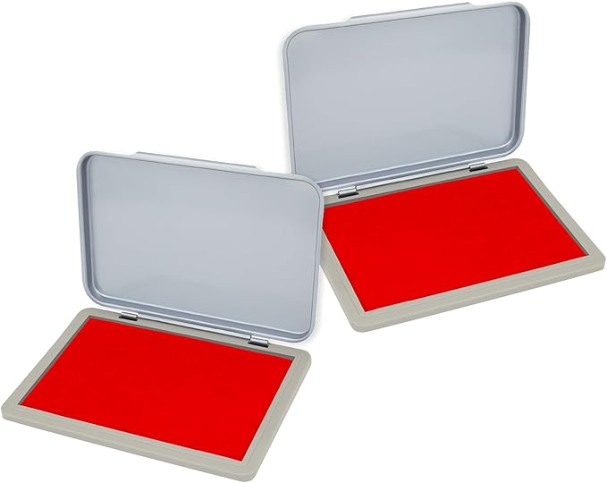 2 Pack Metal Case Stamp Pad Medium Size by ZIGEL