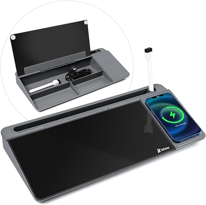 Varhomax Glass Desk Whiteboard by Varhomax