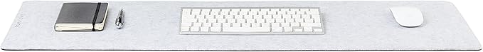 Wolvende Premium Felt Desk Mat | Medium 12" x 36" | Multifunctional Desk Pad - Image 6