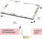 SXboxing Sticky Notes 4X6 Inches, 2 Pack Large Cute Self-Stick Pads, Bright - Image 4