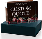 Personalized Gifts, Custom Quote Block Letter Board, Crystal-Clear Acrylic - Image 3