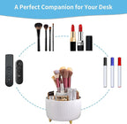 Marbrasse Desk Organizer, 360-Degree Rotating Pen Holder, Desk Organizers and - Image 6