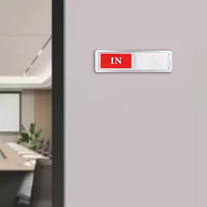 In or Out Door Sign, Sliding Status Indicator - Image 8