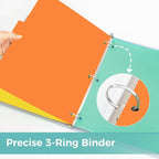 SUNEE 8 Tab Binder Dividers, Plastic Dividers - Image 3